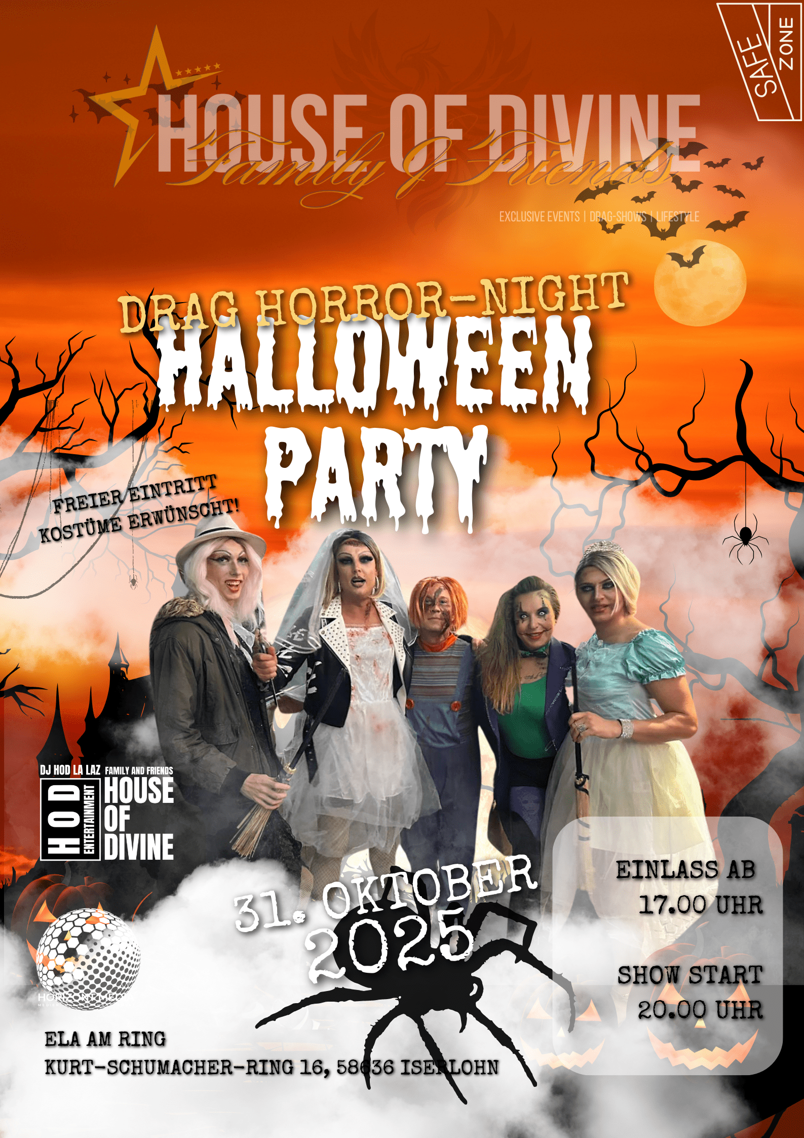 "Halloween Drag HorrorNight" Show & Party